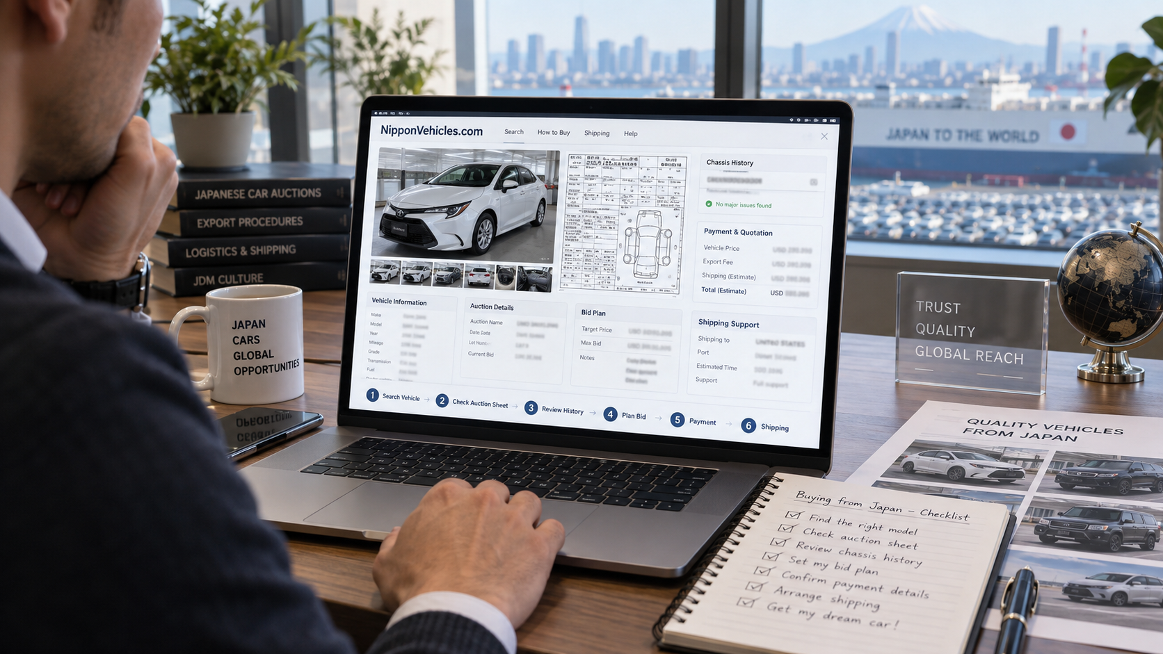How to buy cars from Japanese auctions online