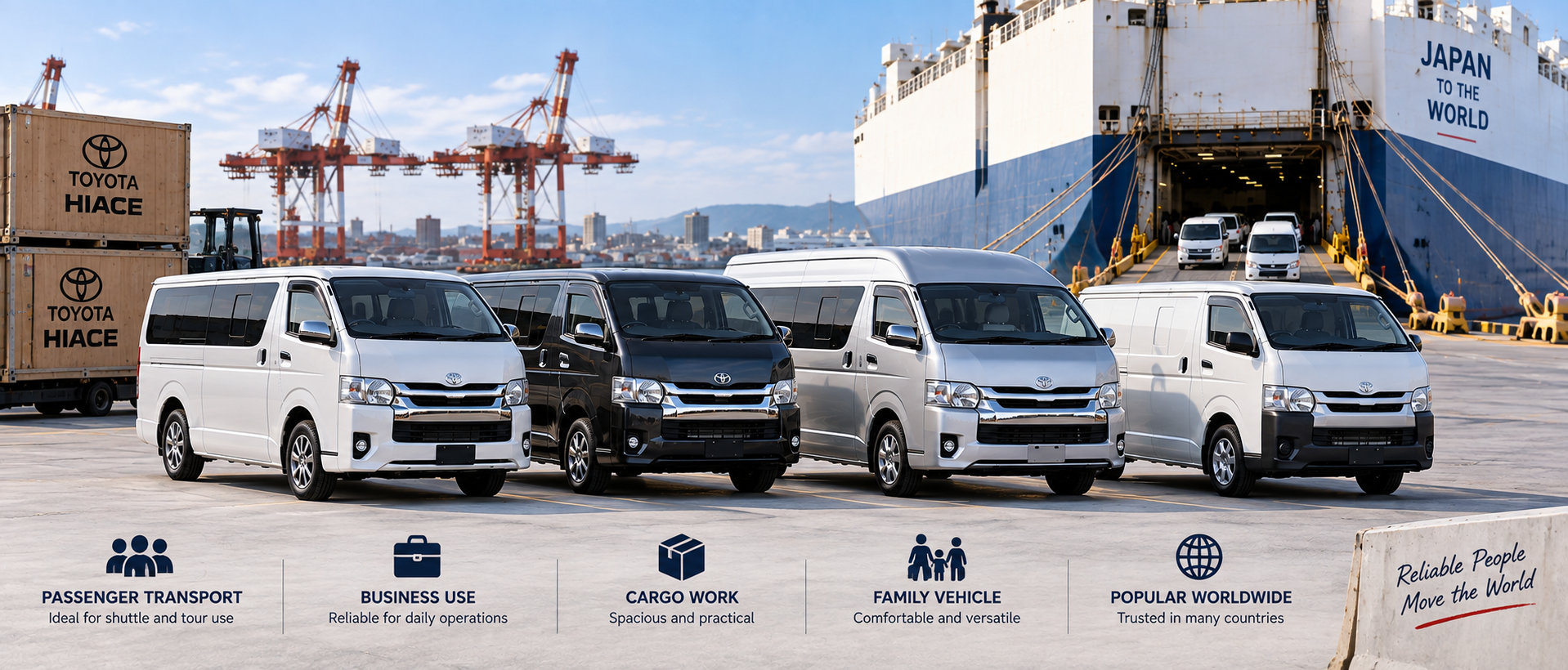 Toyota Hiace from Japan buying guide for used van export buyers